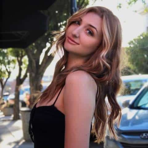 a woman in a car
